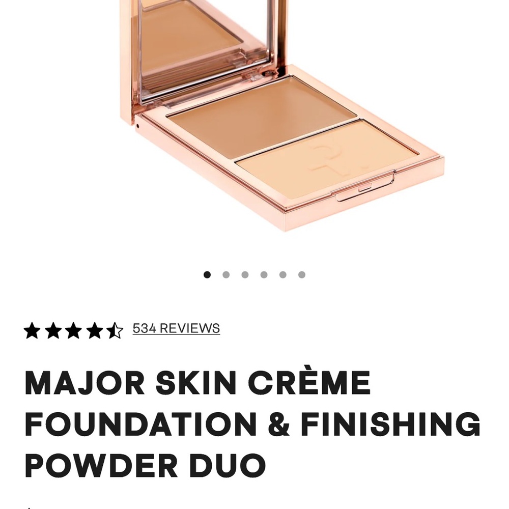 NEW Patrick Ta Major Skin Crème Foundation & Finishing Powder Duo - light 2